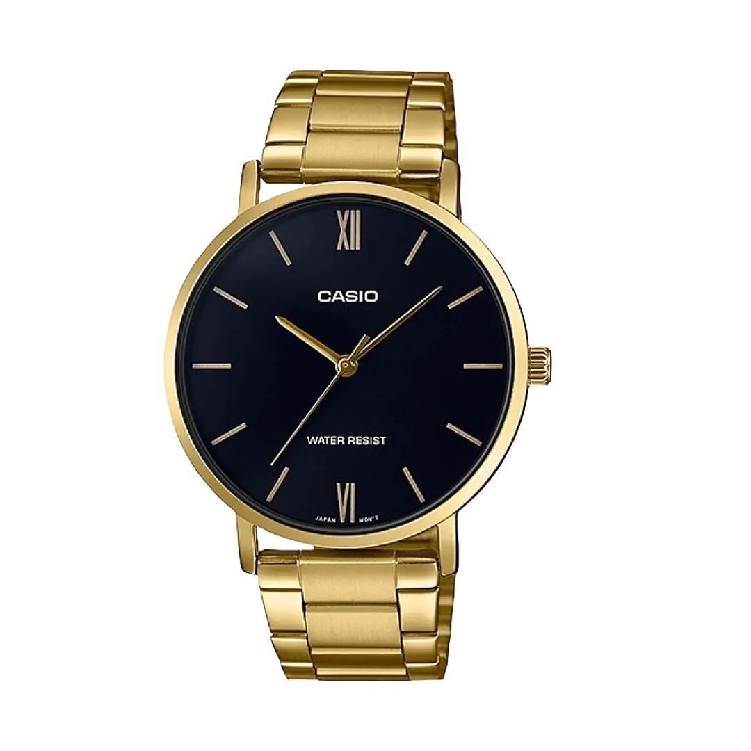 Reloj Casio Caballero Dorado Esfera