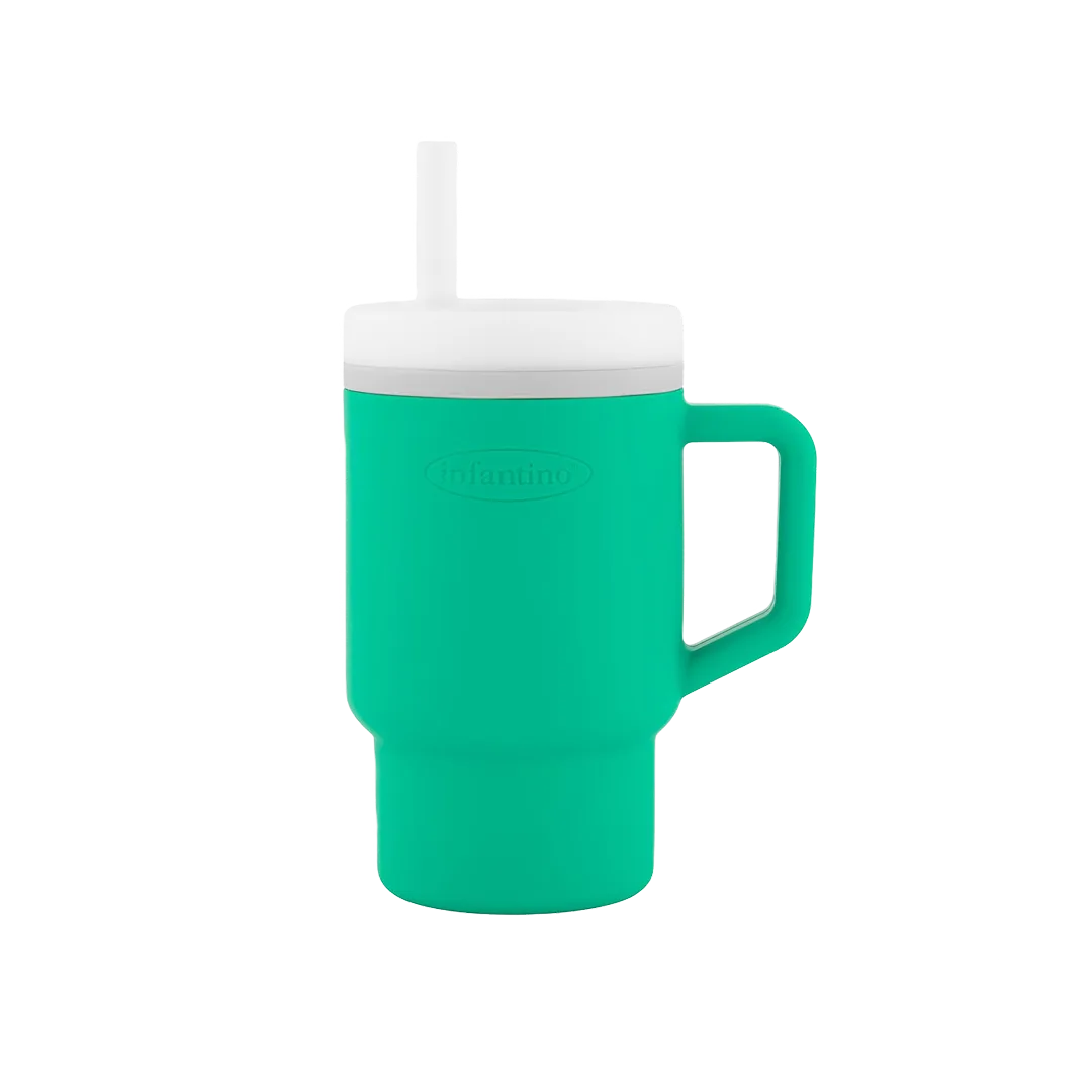 Vaso térmico Infantino con tapa y pajilla